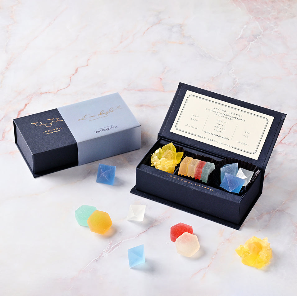 「ゴッホ・アライブ」会場限定 ARNE✖️harapecolab「art na okashi(アートなお菓子)」(琥珀糖)販売開始‼︎