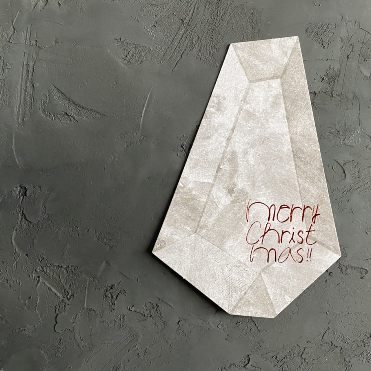 宝石形カード(メッセージ入り)