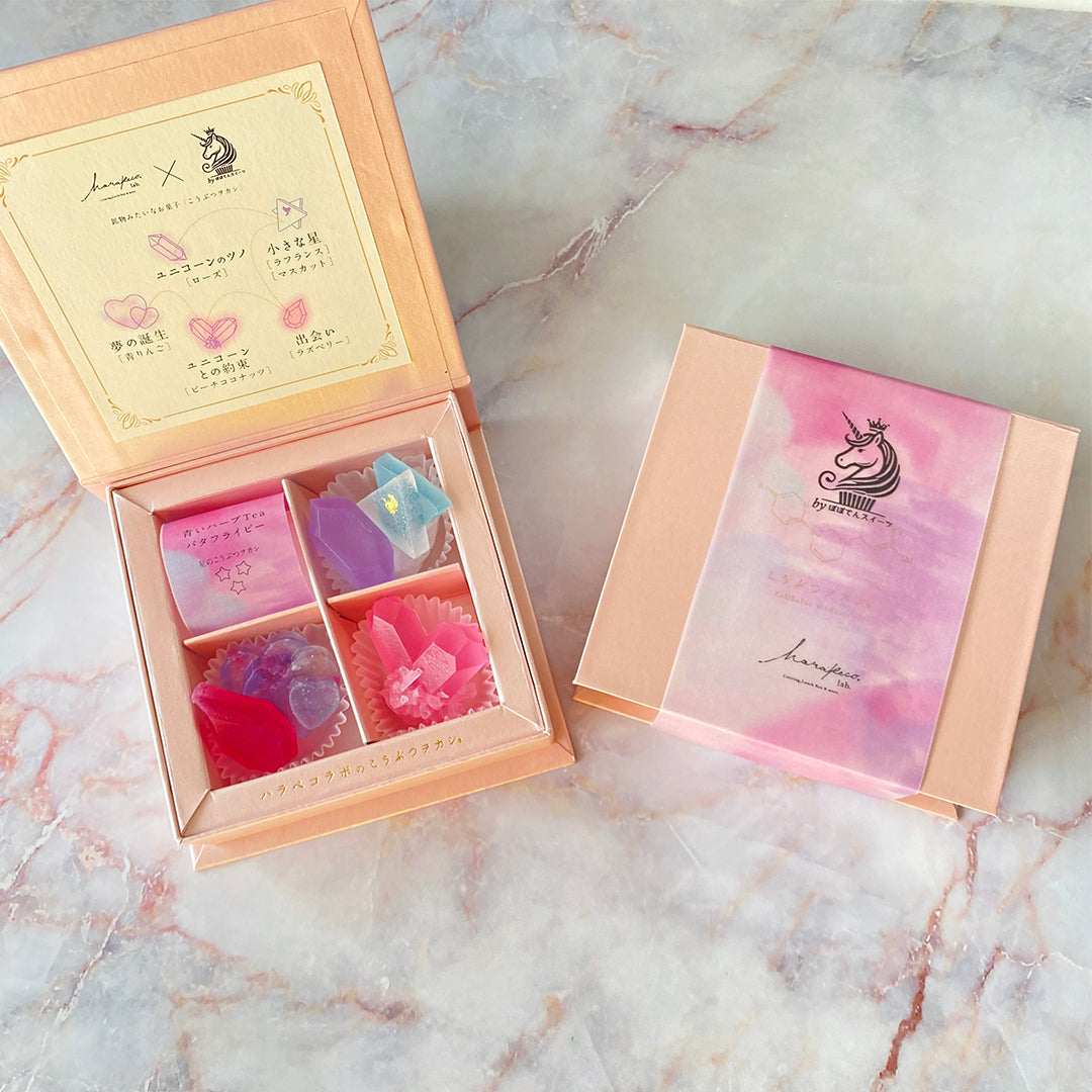 【受付終了】ぽぽてんスイーツ×ハラペコラボ ユニコーンのこうぶつヲカシとティーセット