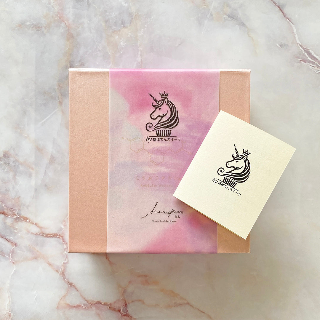 【受付終了】ぽぽてんスイーツ×ハラペコラボ ユニコーンのこうぶつヲカシとティーセット