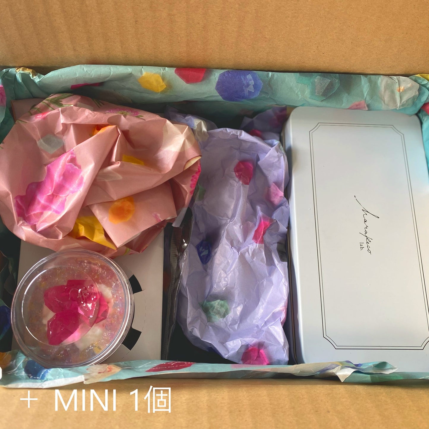 《冷凍便》宝石のカッサータプレーン1本 +MINI 1個 のセット