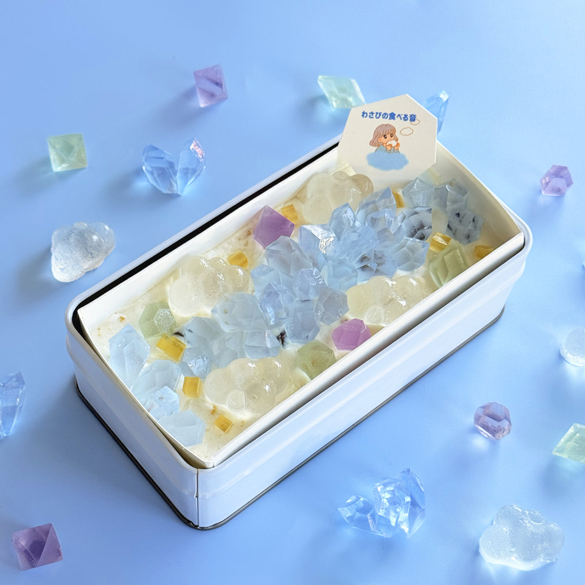 ＜予約＞　《冷凍便》〈わさびの食べる音×ハラペコラボ2026〉宝石のカッサータ〜Crystal Cloud 〜