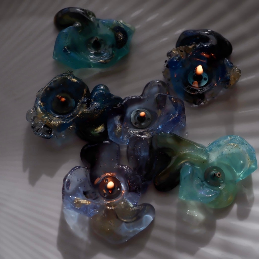 [グッズ] harapecolab×POLEPOLECANDLEWORKS 　鉱物キャンドル