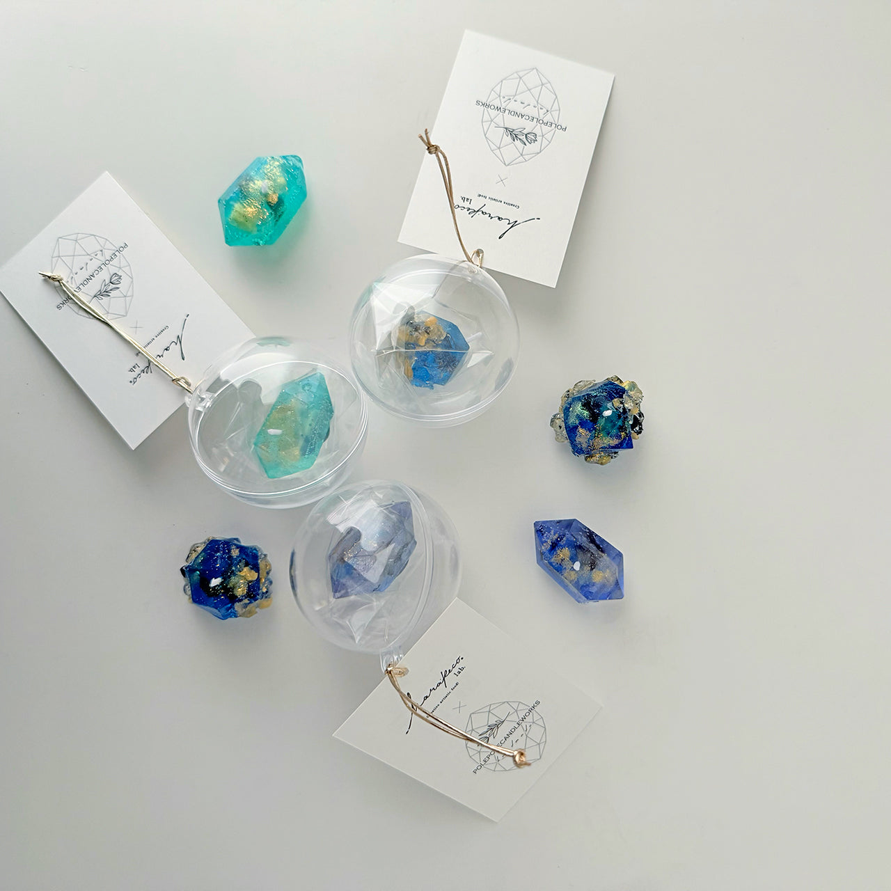 [グッズ] harapecolab×POLEPOLECANDLEWORKS 　鉱物キャンドル