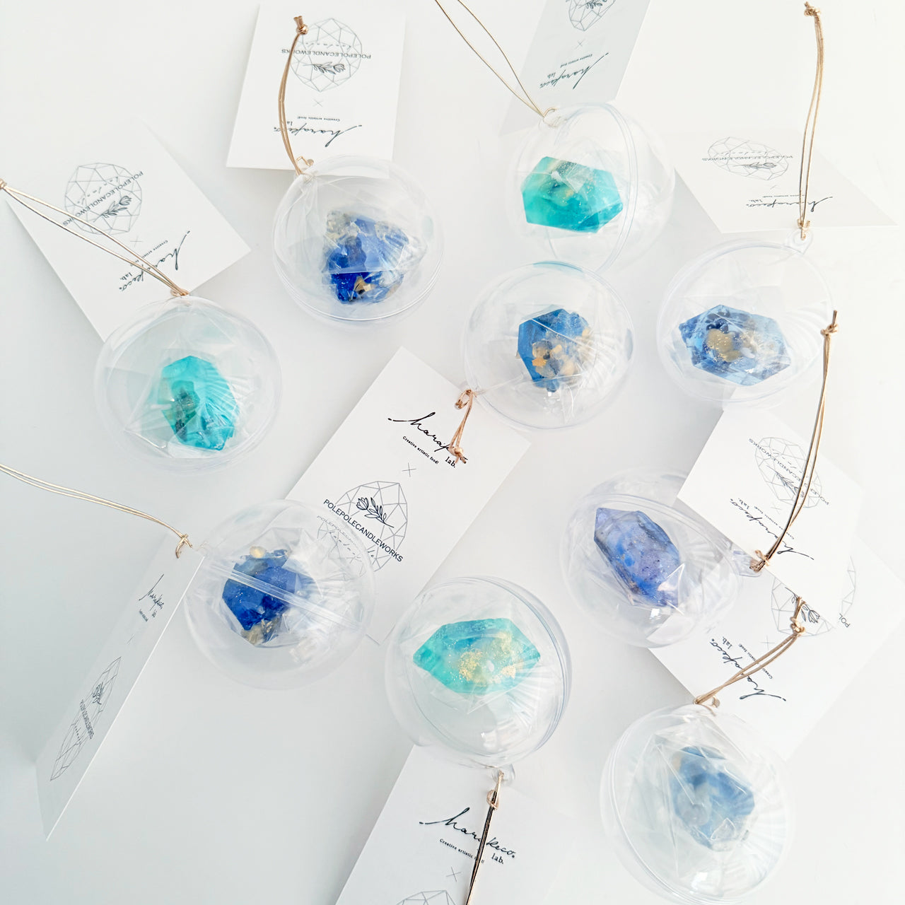 [グッズ] harapecolab×POLEPOLECANDLEWORKS 　鉱物キャンドル