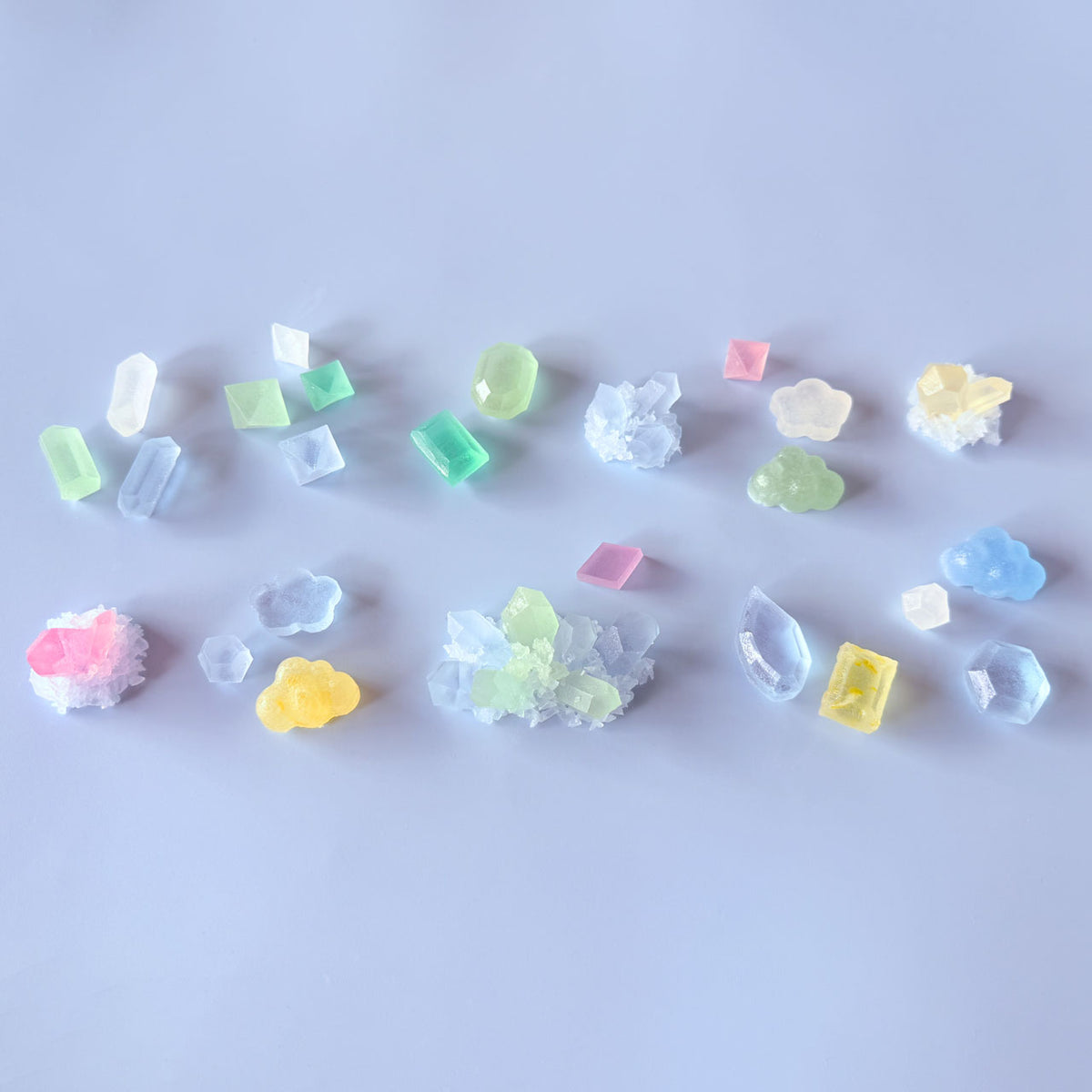 ＜予約＞　〈わさびの食べる音×ハラペコラボ2026〉琥珀糖こうぶつヲカシ〜Crystal Cloud〜Special Box（L)