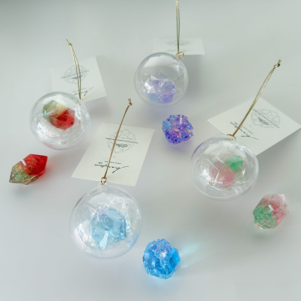 [グッズ] harapecolab×POLEPOLECANDLEWORKS 　鉱物キャンドル