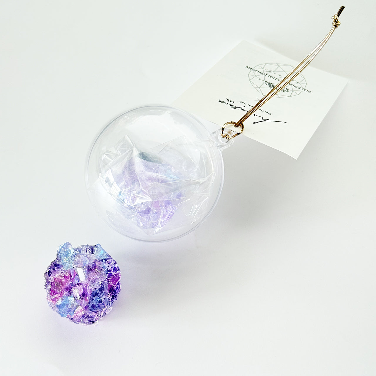 [グッズ] harapecolab×POLEPOLECANDLEWORKS 　鉱物キャンドル