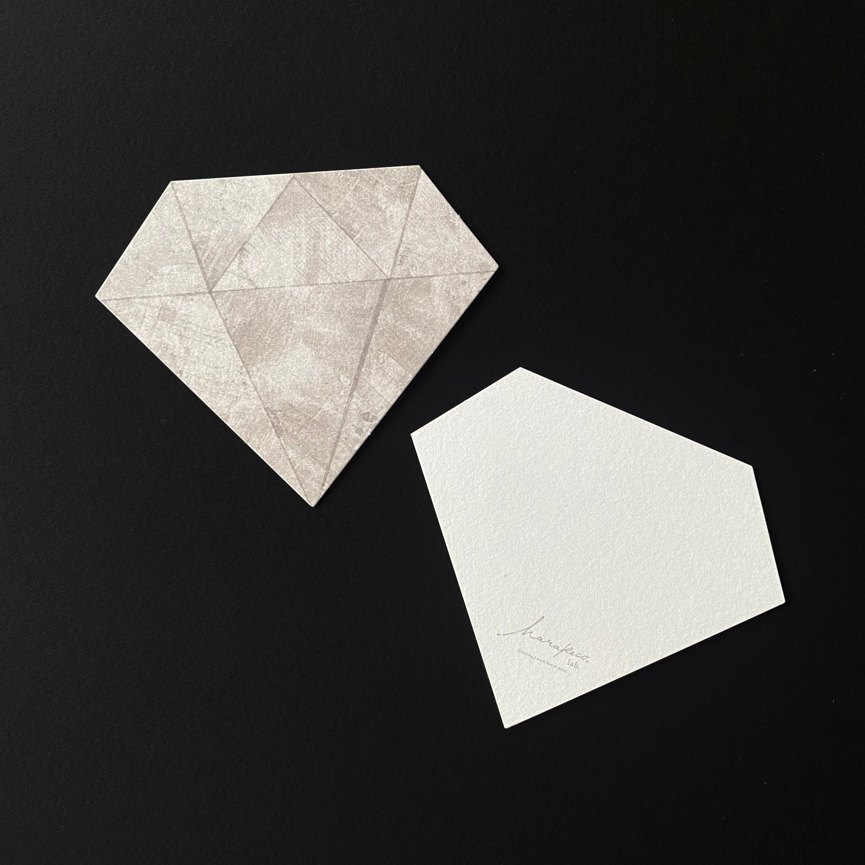 冷凍便》宝石形カード（メッセージ入り） – ハラペコラボ