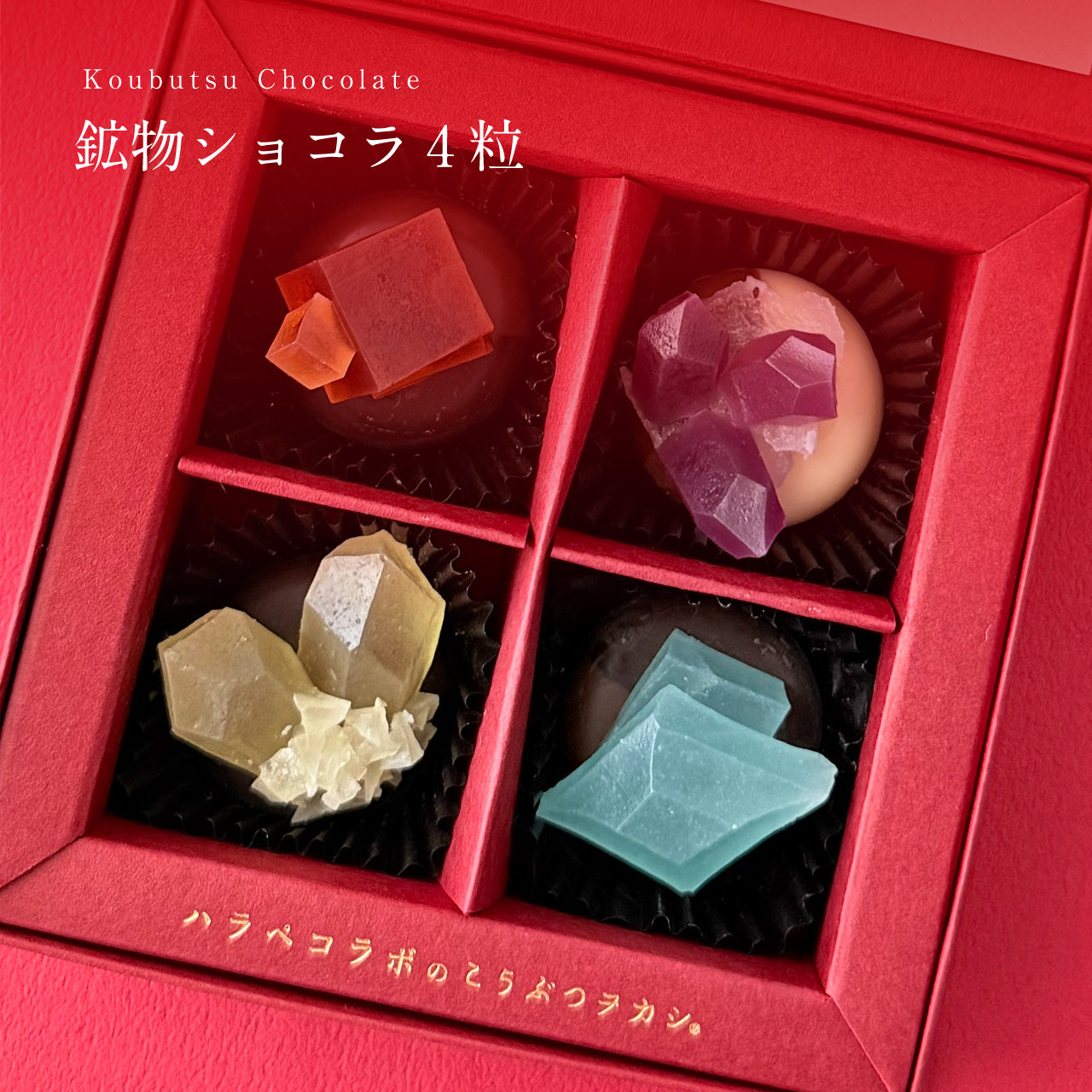 鉱物ショコラ 4粒　［期間限定］