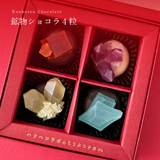 鉱物ショコラ 4粒　［期間限定］