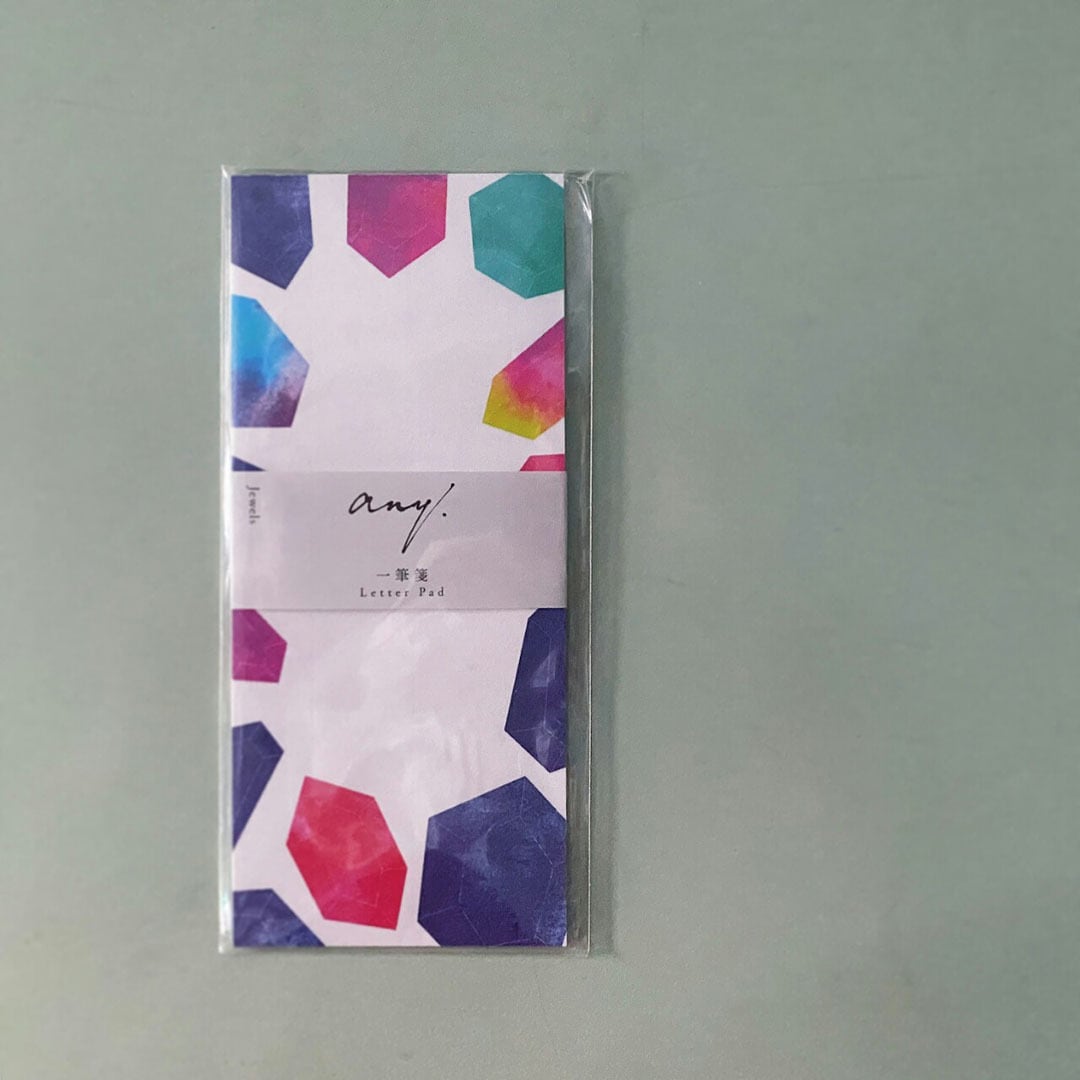 [通常発送] 一筆箋・宝石　＜any. paper＞